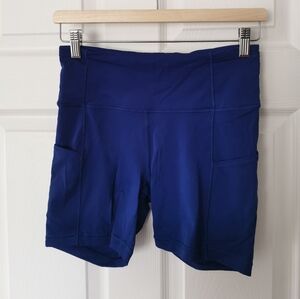 LuLuLemon Dark Blue Biker Shorts